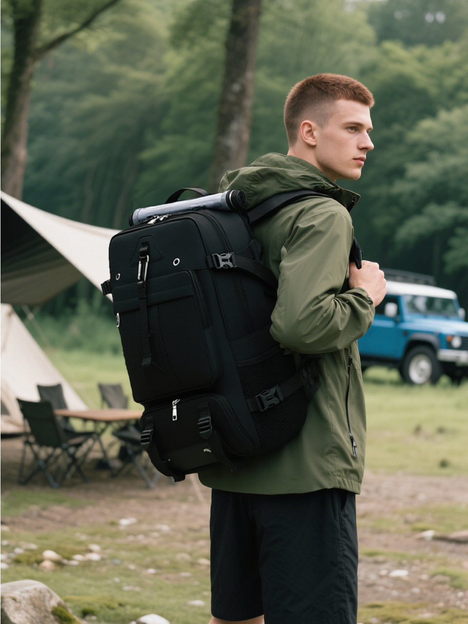 60L Large Travel Backpack Wate - Men'S Shoes 评论和价格